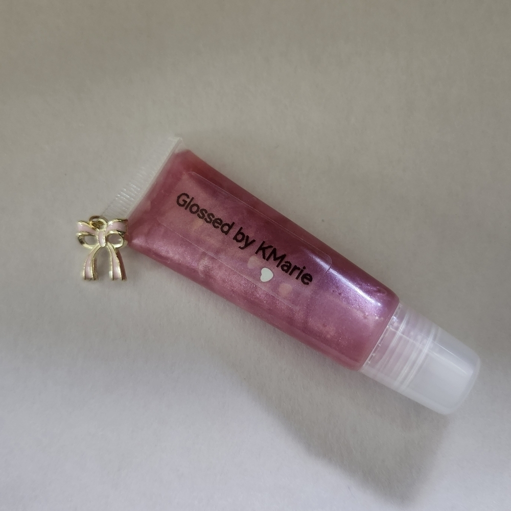 Shimmer Lip Gloss - Pink By KMarie 5ml